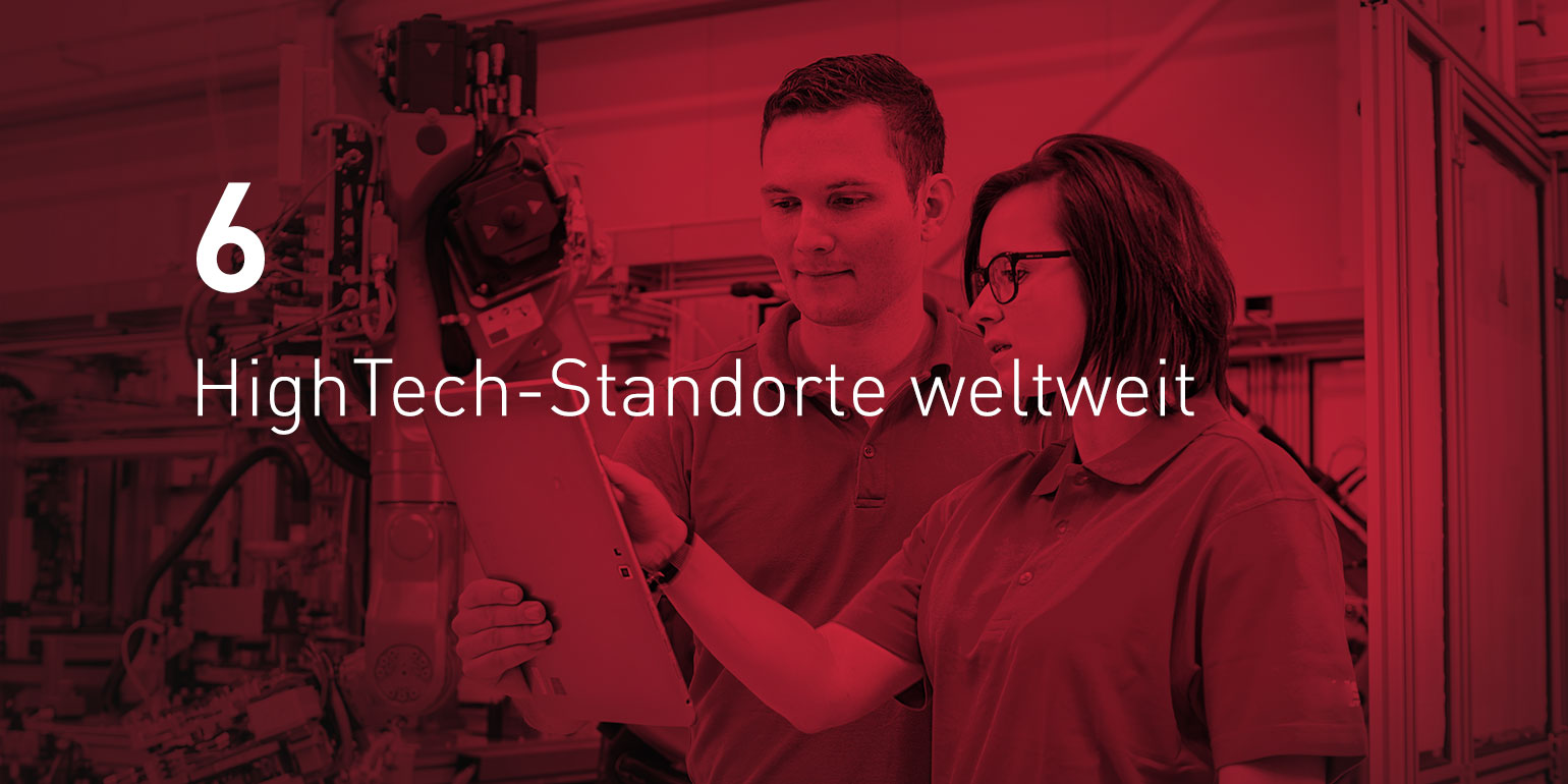 6 HighTech-Standorte